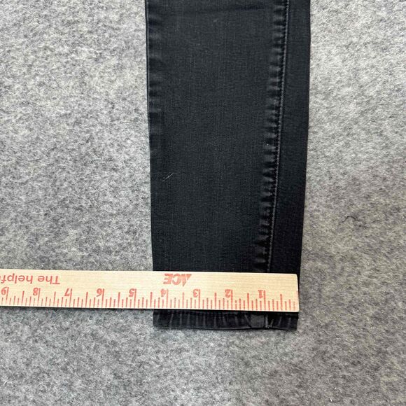 American Eagle Super Stretch Womens Skinny Jegging Jeans Size 0 Short Black - Picture 5 of 7